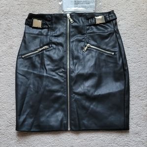 Guess Faux Leather Skirt
